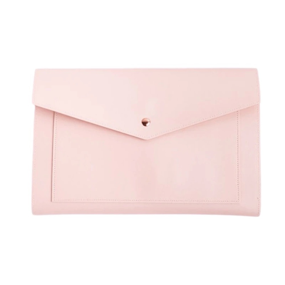 The Megan Portfolio Clutch Glass Ladder and Co Organizer in light baby Pink - Picture 6 of 11